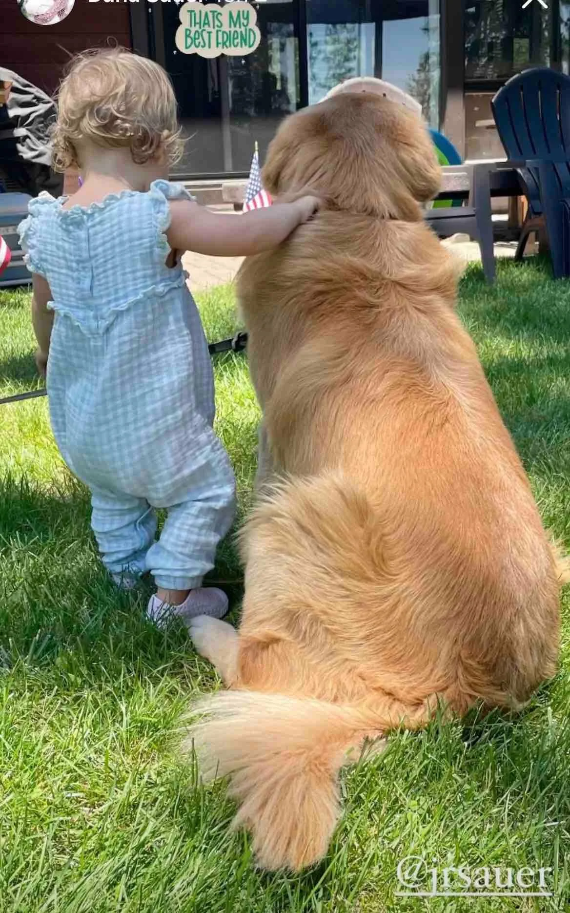 Kinnick Loves his Baby Sister !